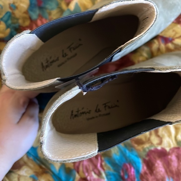 Brand New Antonio de Faria Genuine Suede Leather Olive Heeled Pull On Boots - Picture 7 of 15